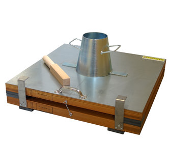 Table à chocs pour essai d'étalement