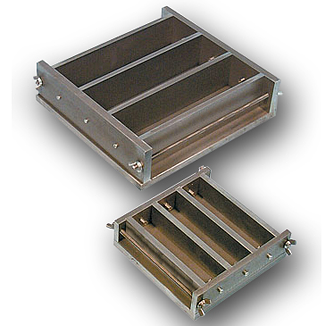 Moule triple 7 X 7 X 28 équipé retrait